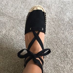 H&M black espadrille sandals